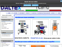 Tablet Screenshot of daltex.it